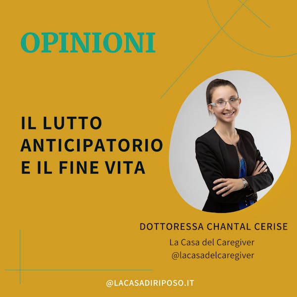 Il lutto anticipatorio e il fine vita visto con gli occhi del caregiver