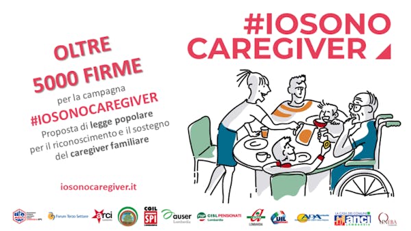 Depositate 5000 firme di cittadini lombardi in Regione a sostegno della proposta di legge per i caregiver familiari