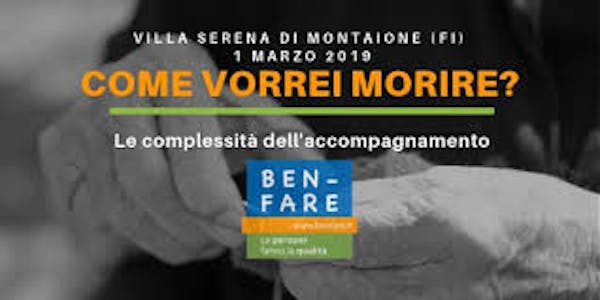 Fine vita in RSA. Seminario sul tema alla RSA Villa Serena di Montaione