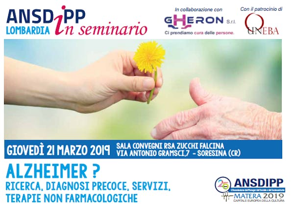 21 marzo 2019, Convegno ANSDIPP sull’Alzheimer alla RSA Zucchi Falcina
