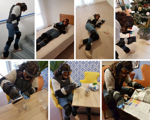 Prove tecniche di ‘invecchiamento attivo’: simulatore d'età alla Domitys Quarto Verde di Bergamo