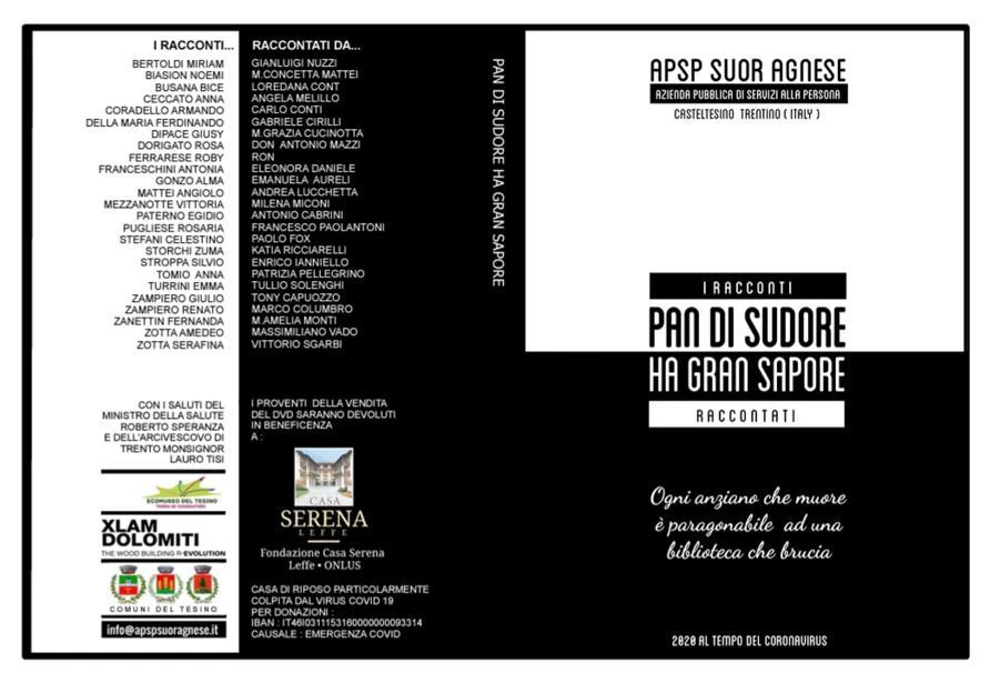 Pan di sudore ha gran sapore: il nuovo libro che racconta la vita degli ospiti della casa di riposo Suor Agnese