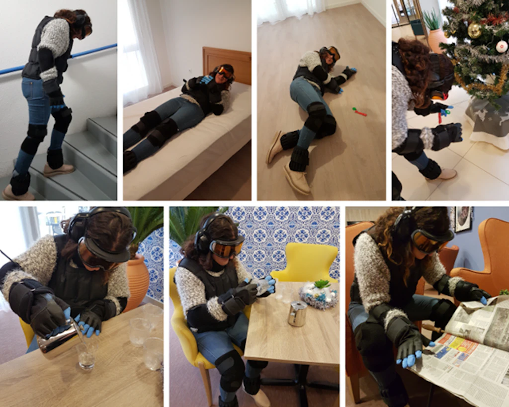Prove tecniche di ‘invecchiamento attivo’: simulatore d'età alla Domitys Quarto Verde di Bergamo