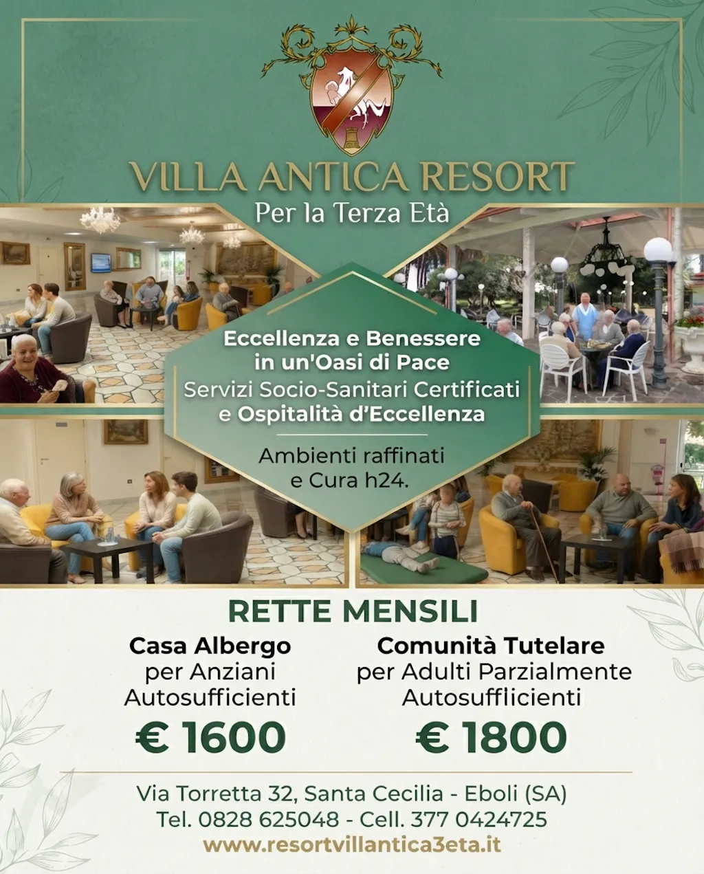 Villa Antica Resort per la Terza Età